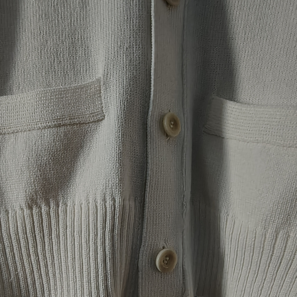 Sacai White Embroidered Cardigan XL - Picture 11 of 14